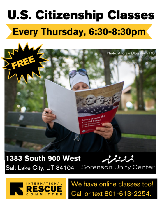 Immigration Services at the IRC in Salt Lake City International